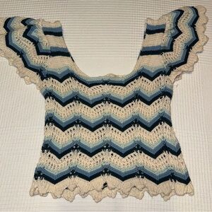 ALTR’D STATE  Crochet top SIZE: XS